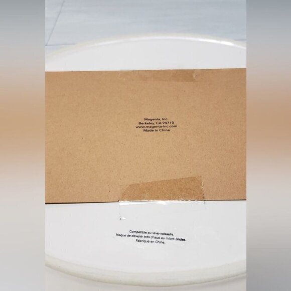 𝅺RAE Dunn Artisan Collection Ceramic Santa Cookie Plate with cookie cutt… - Picture 3 of 3